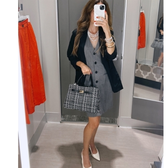 A New Day Women's  Jackets & Coats Relaxed Fit Essential Blazer - Picture 5 of 7